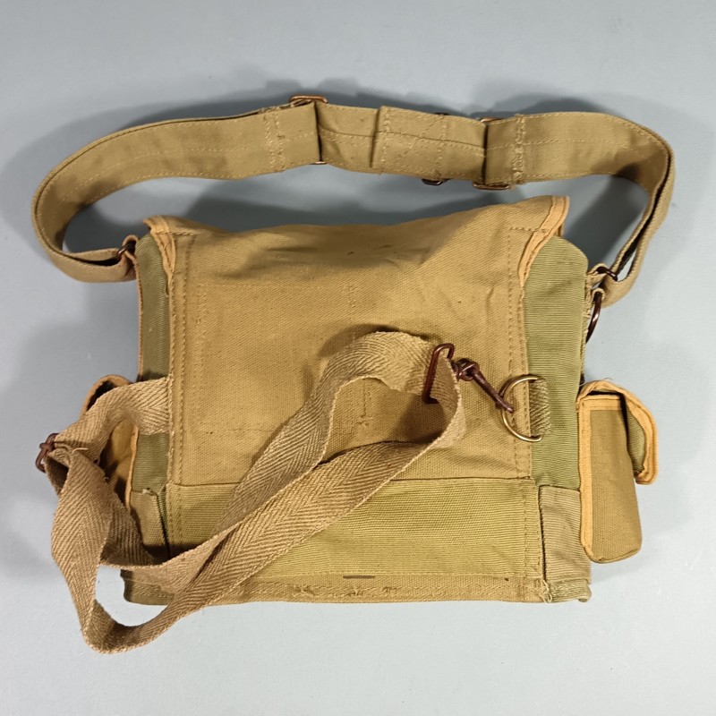 MASQUE A GAZ MILITAIRE FRANÇAIS ANP 31 CARTOUCHE MODELE MB CAMPAGNE DE FRANCE FRENCH GAZ MASK WW2